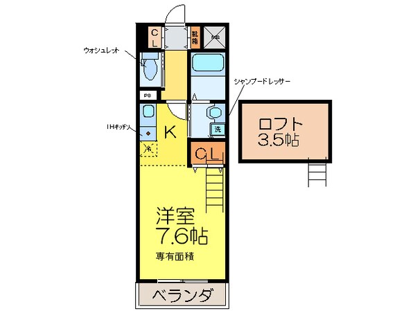 トップティ稲葉の物件間取画像